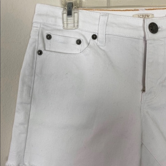 J. Crew Stretch Shorts White Size 25 - Picture 4 of 6